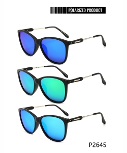 1 Dozen Pack of Designer inspired Women's Fashion Polarized Sunglasses P2645